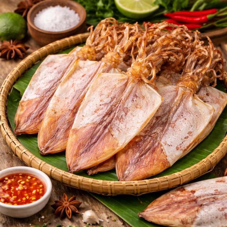 Mực khô Hạ Long