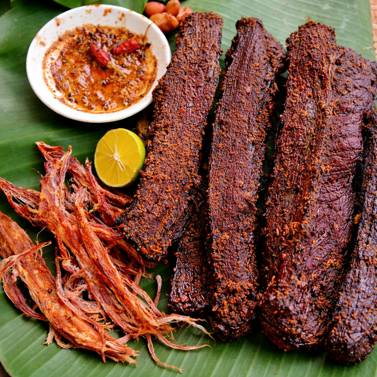 Thịt lợn gác bếp Sa Pa